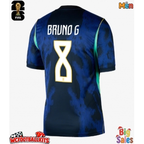 Brazil Bruno Guimaraes #8 Replica Away Stadium Shirt World Cup 2026 Short Sleeve